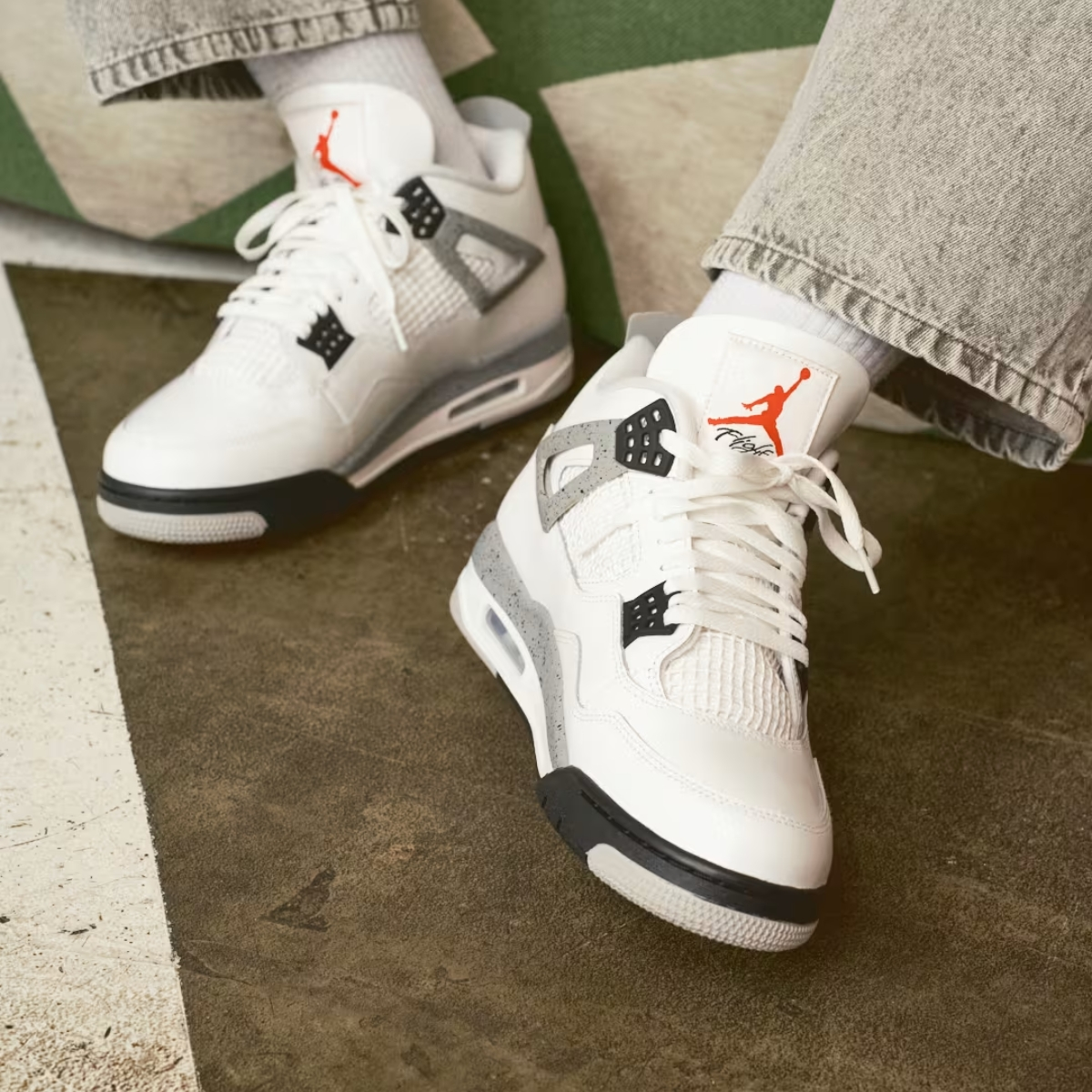 Giày Nike Air Jordan 4 Retro ‘White Cement’ FV5029-100 - Ảnh 3