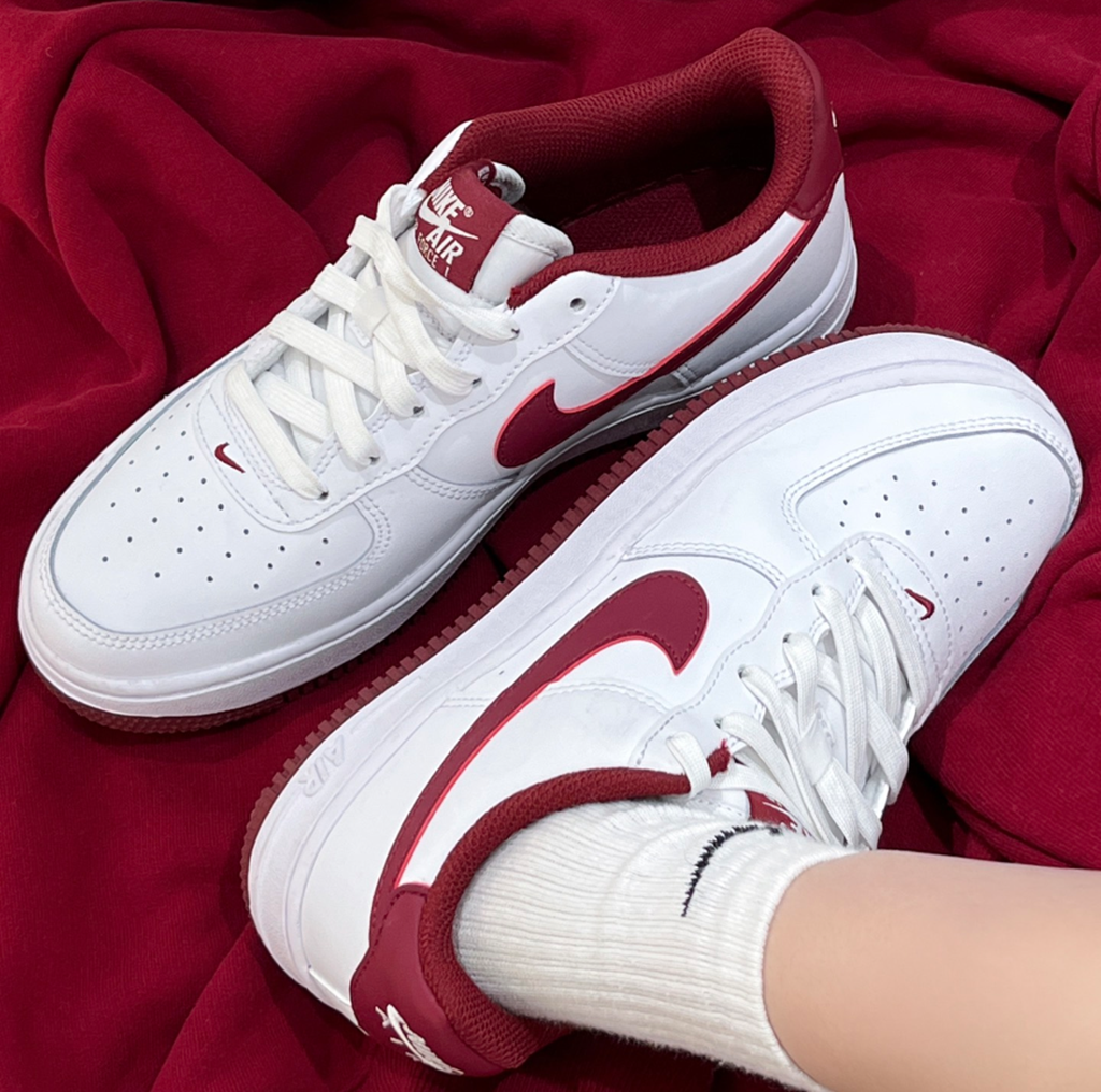 Giày Nike Air Force 1 LV8 ‘White Red’ FV5948-105 - Ảnh 4