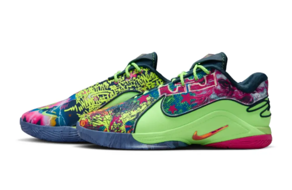 Alternative view of Giày Nike Lebron XXII BW EP ‘Blustery Fireberry Ghost Green’ HV8452-400