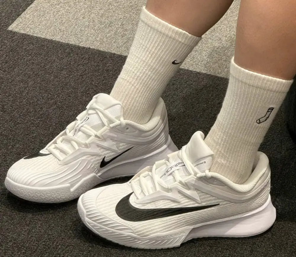 Giày Nike Court Air Zoom Vapor Pro 3 HC ‘White Black’ FZ2161-101 - Ảnh 3