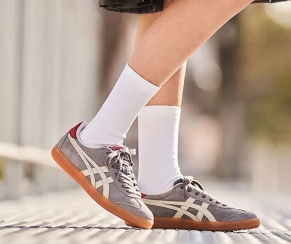 Alternative view of Giày Onitsuka Tiger Tokuten ‘Grey White’ D3B2L-1105
