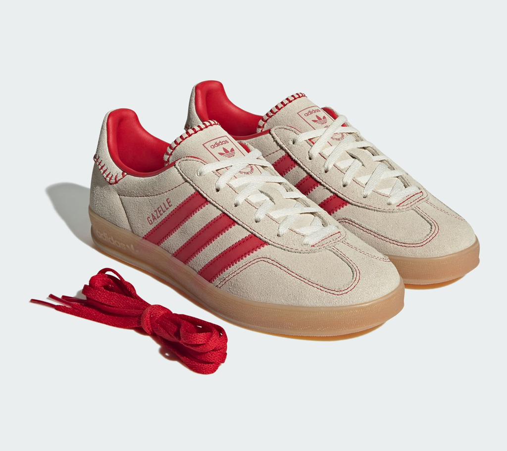 Giày Adidas Gazelle Indoor 'Better Scarlet' JS1402 - Ảnh 4