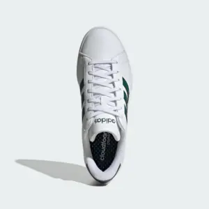 Giày Adidas Grand Court Cloudfoam ‘White Green’ ID4465 - Ảnh 4