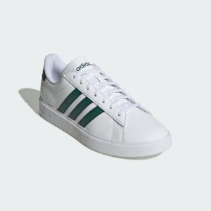 Alternative view of Giày Adidas Grand Court Cloudfoam ‘White Green’ ID4465