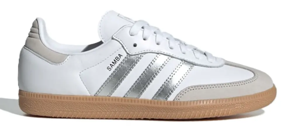 Giày Adidas Samba OG ‘White Silver Metallic Grey’ JI2725