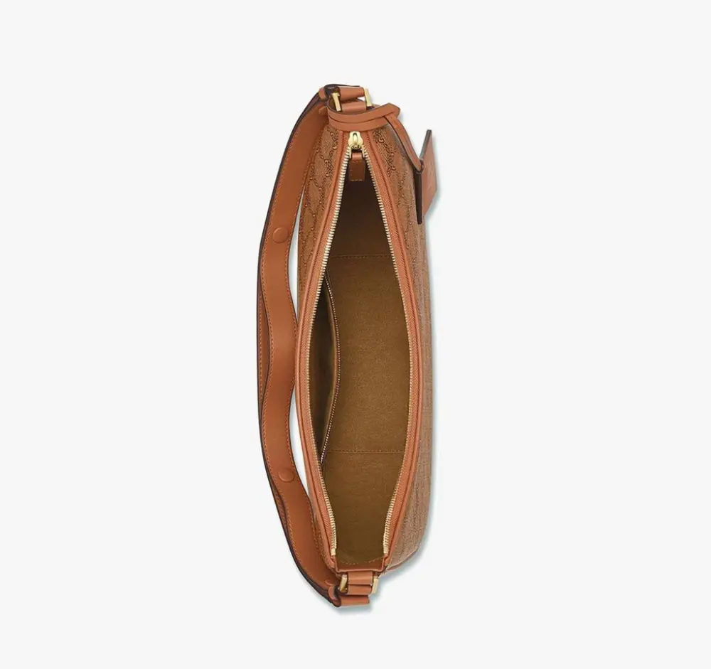 Túi MCM Himmel Ascending Moon Hobo in Lauretos 'Cognac' MWHFSAC01CO001 - Ảnh 3