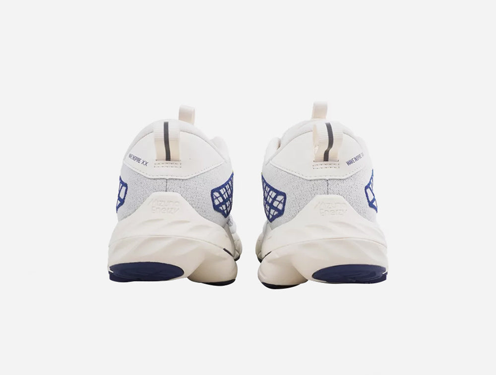 Giày Mizuno Wave Inspire 20 SSW ‘Off White Dark Blue’ J1GC241354 - Ảnh 3