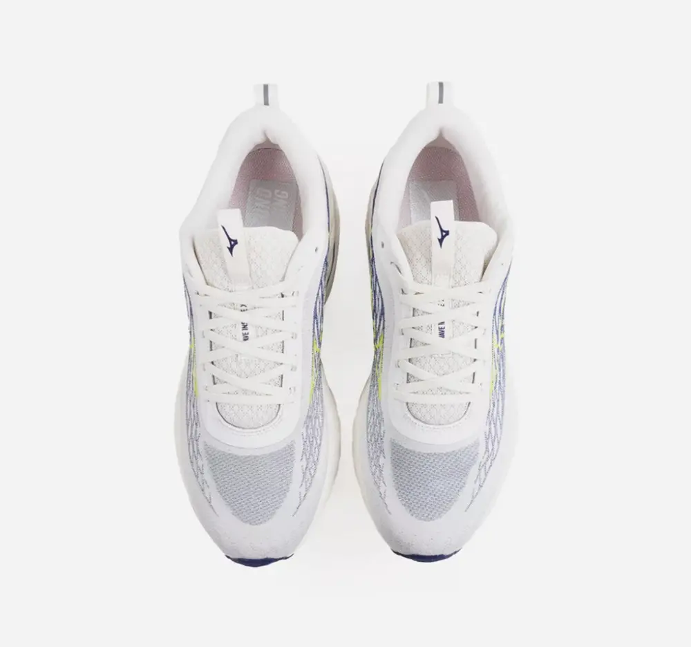 Giày Mizuno Wave Inspire 20 SSW ‘Off White Dark Blue’ J1GC241354 - Ảnh 4