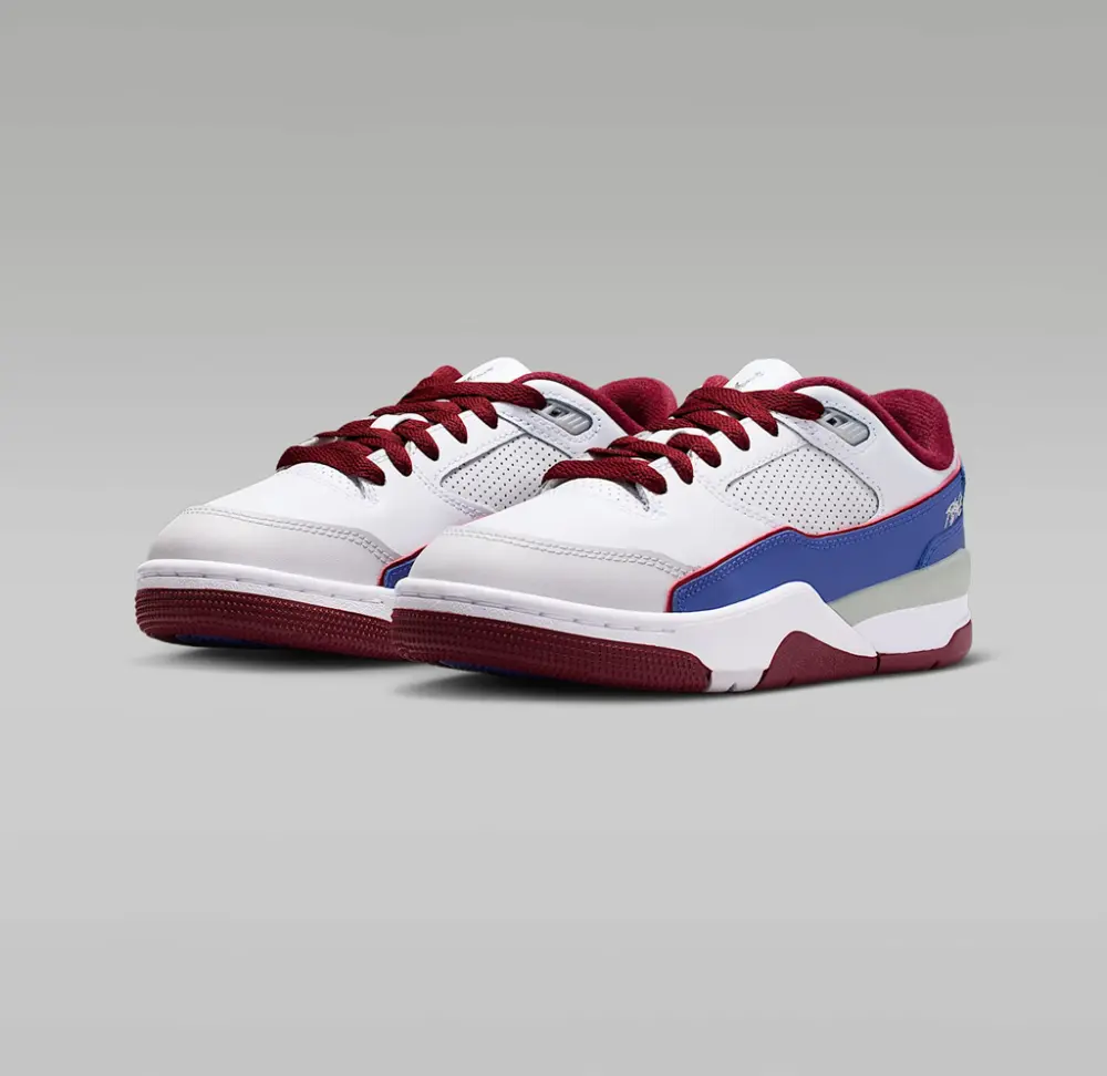 Giày Nike Jordan Flight Court (GS) Youth Basketball Shoes 'White' IM3364-151 - Ảnh 2