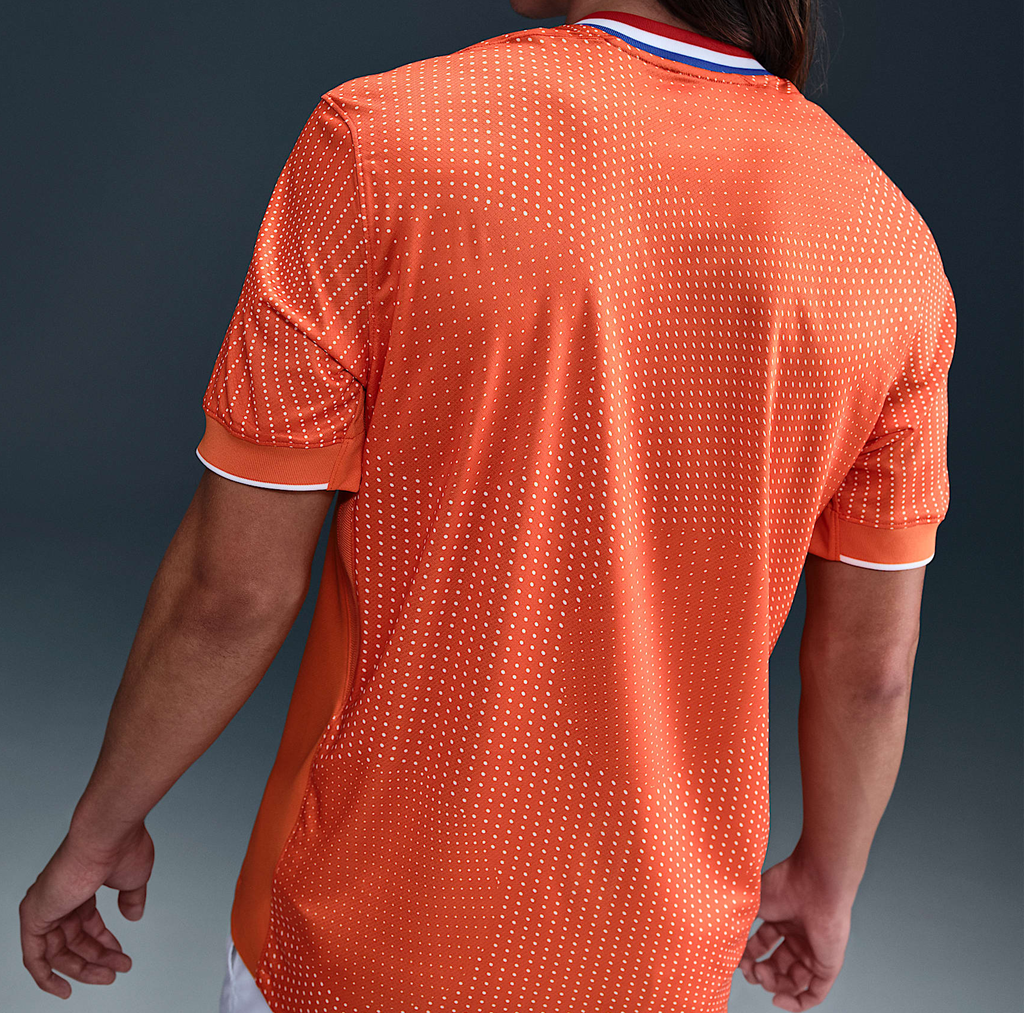 Alternative view of Áo Nike Netherlands 2025 Stadium ‘Orange’ FZ9015-819