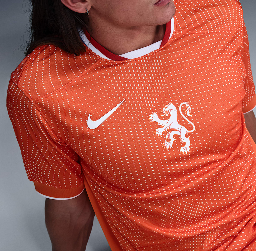 Áo Nike Netherlands 2025 Stadium ‘Orange’ FZ9015-819 - Ảnh 3