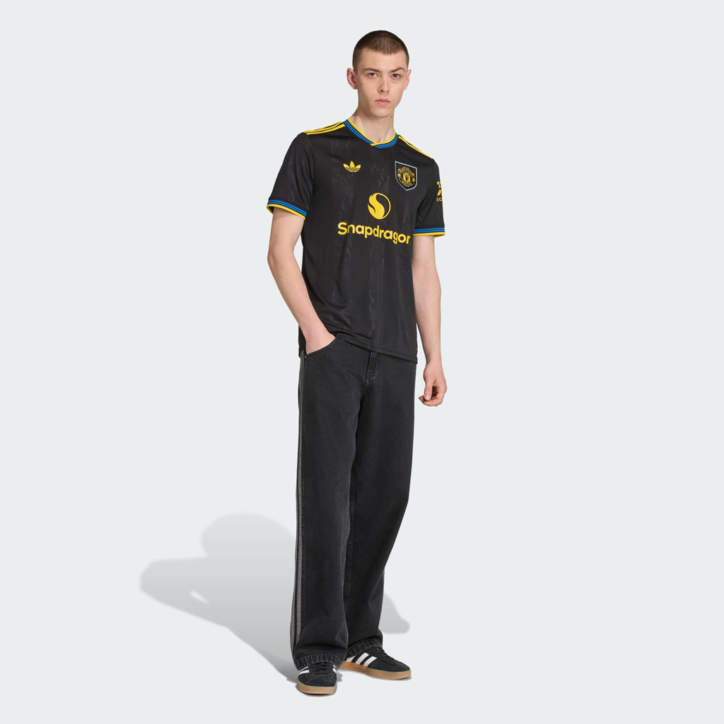 Áo Adidas Manchester United 25/26 Third Jersey 'Black' KD4225 - Ảnh 4