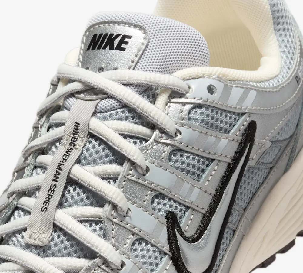 Giày Nike P-6000 GS ‘Metallic Silver Black’ HV5064-006 - Ảnh 3