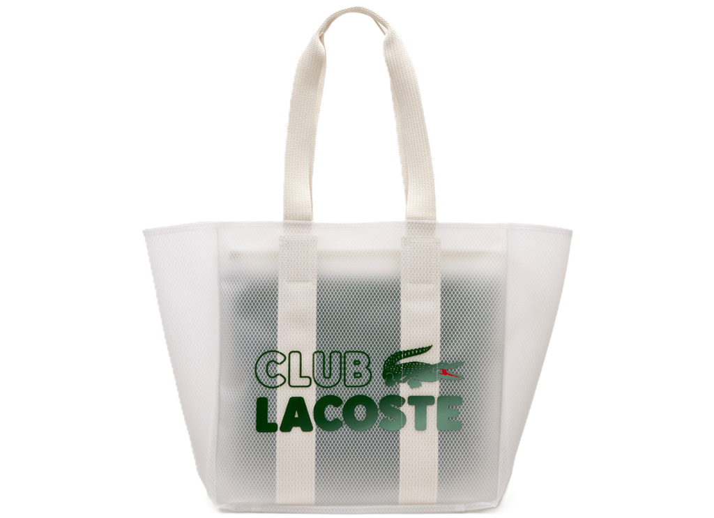 Túi Lacoste Transparent Tote ‘White’ NU4150PB
