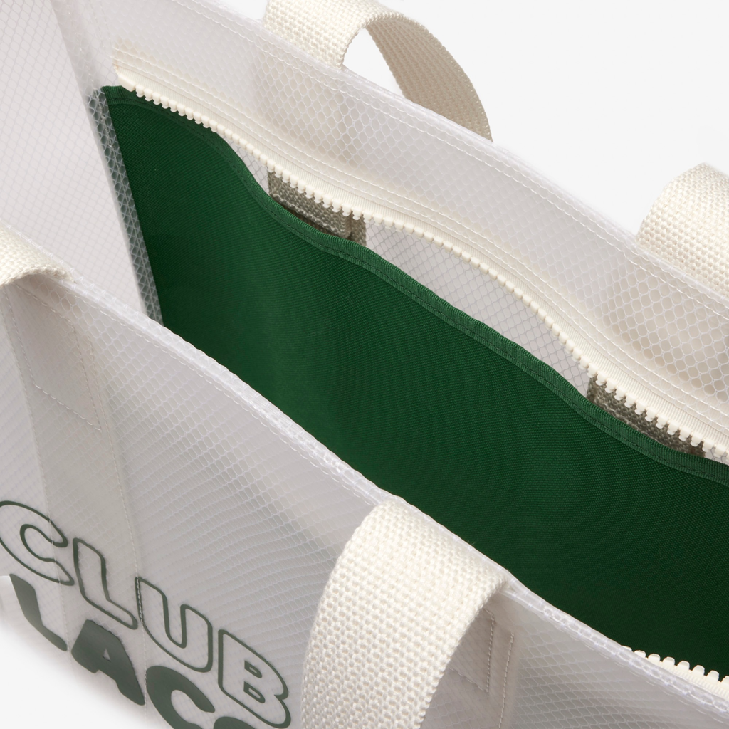 Túi Lacoste Transparent Tote ‘White’ NU4150PB - Ảnh 2