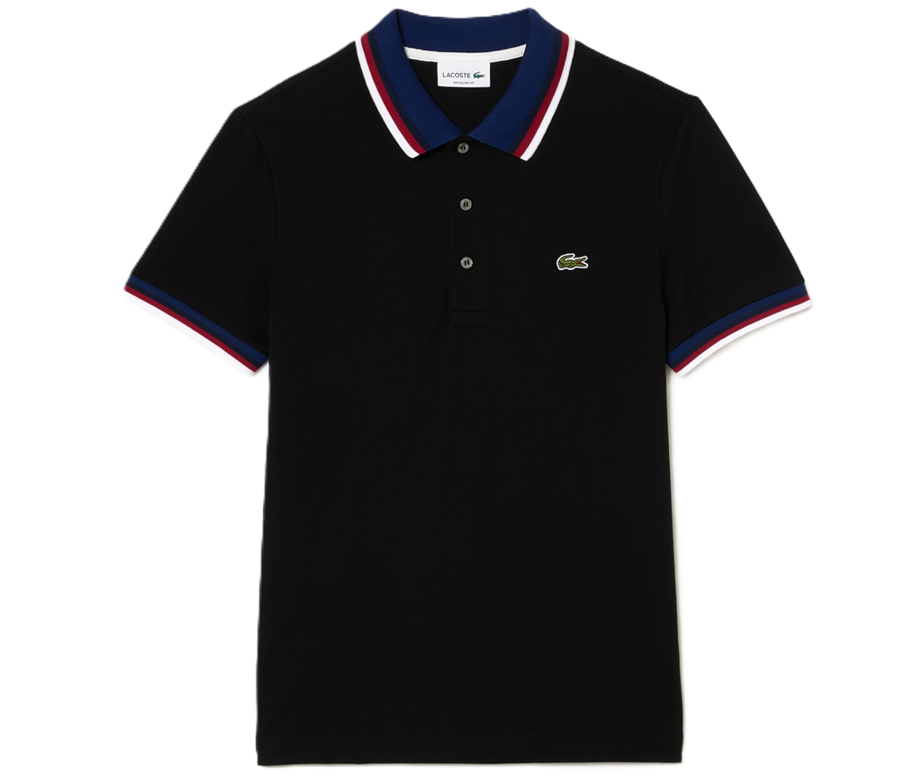 Áo Lacoste Regular Fit Stretch Mini Piqué ‘Black’ PH3461-51-031