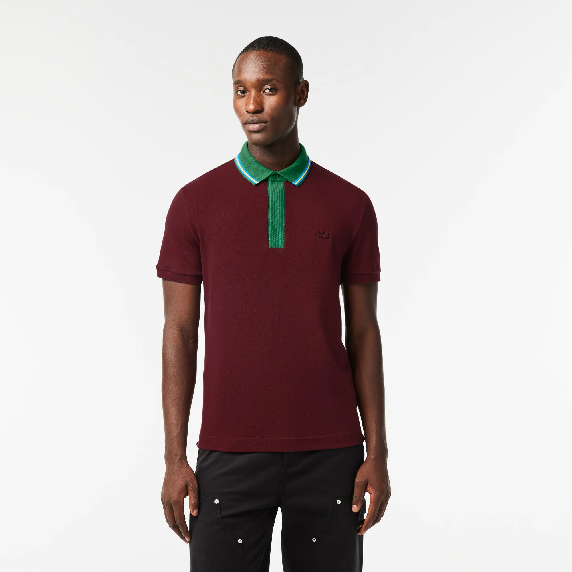 Alternative view of Áo Lacoste Polo Smart Paris ‘Wine’ PH6238-10-YUP