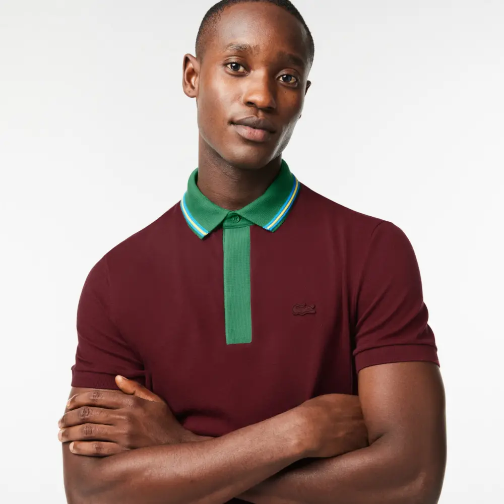 Áo Lacoste Polo Smart Paris ‘Wine’ PH6238-10-YUP - Ảnh 3