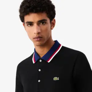 Áo Lacoste Polo Piqué ‘Black’ PH6351-10-031 - Ảnh 2