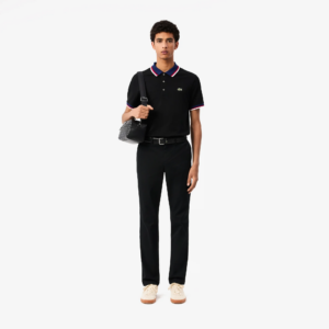 Áo Lacoste Polo Piqué ‘Black’ PH6351-10-031 - Ảnh 3