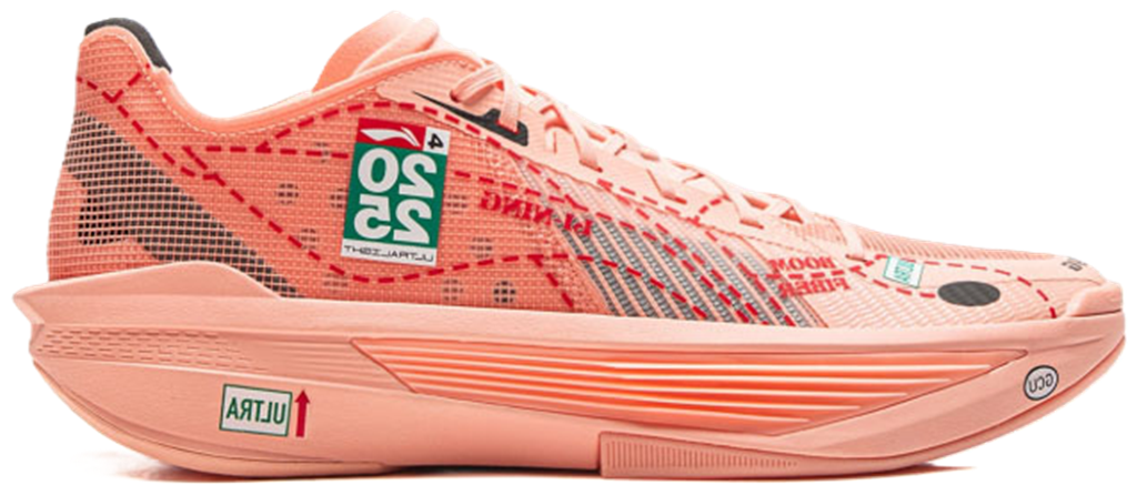 Giày Lining Ultra Light 2025 ‘Painting Pink’ ABAV007-41