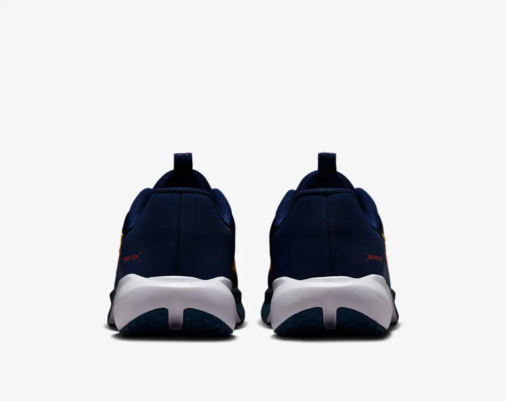 Giày Nike Sonic Fly ‘Midnight Navy Laser Orange Vast Grey’ FZ0017-401 - Ảnh 3