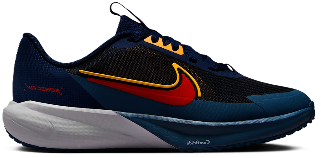 Giày Nike Sonic Fly ‘Midnight Navy Laser Orange Vast Grey’ FZ0017-401