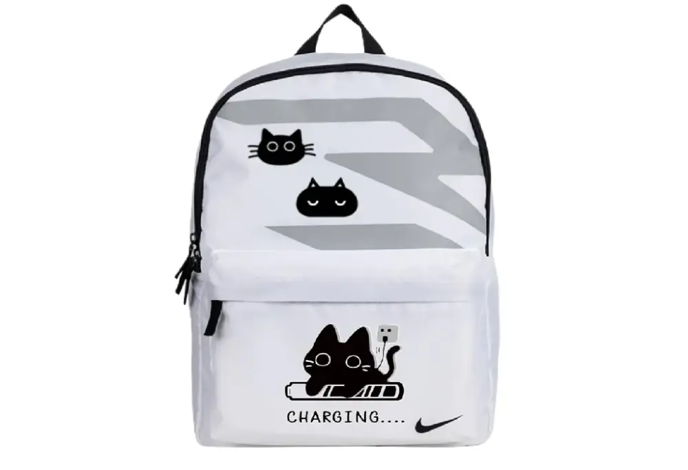Balo Nike Polyester Backpack Unisex 'White' N32433014GS-001