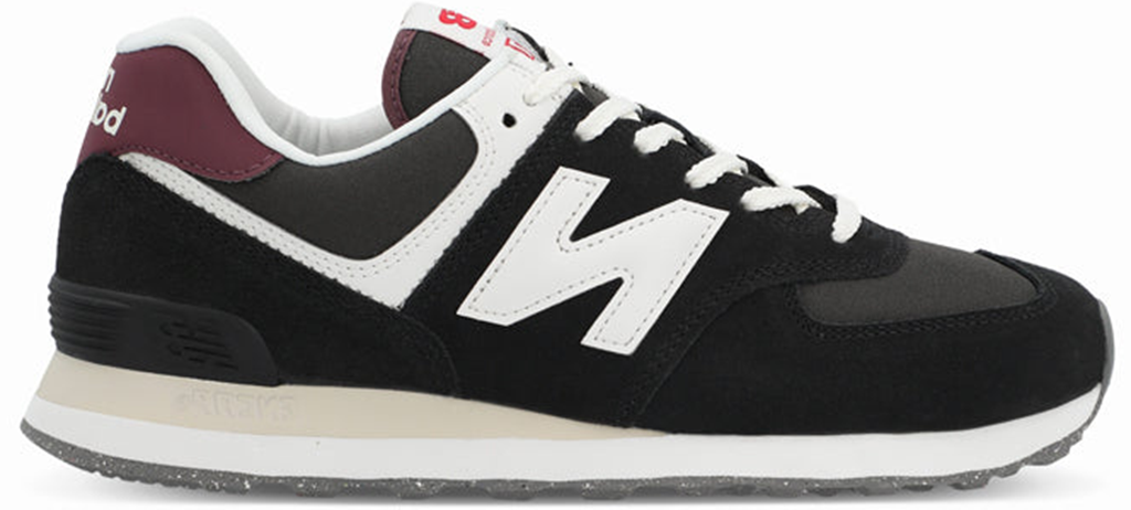 Giày New Balance 574 ‘Black White Wine Red’ WL574WBE