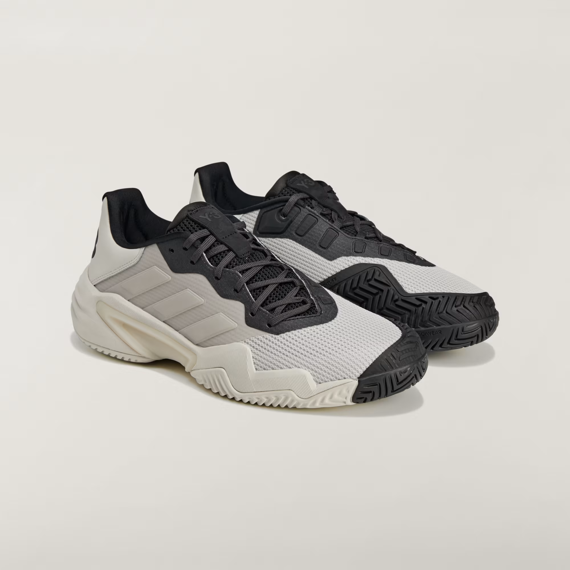 Giày Adidas Y-3 Barricade 13 ‘Grey Black’ JP7720 - Ảnh 4