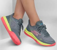 Giày Skechers Viper Court Pro ‘Grey’ 172069-GYPK - Ảnh 4