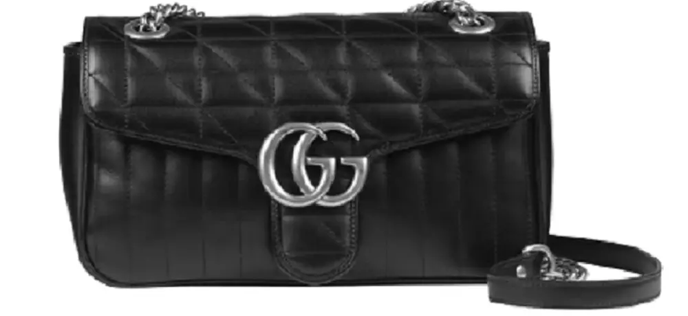 Túi Gucci GG Marmont Small Shoulder 'Black Leather' 443497-UM8AN-1000