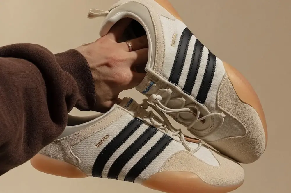 Giày Adidas Ballerina x Bad Bunny ‘Off White Black Gum’ JQ9229 - Ảnh 5