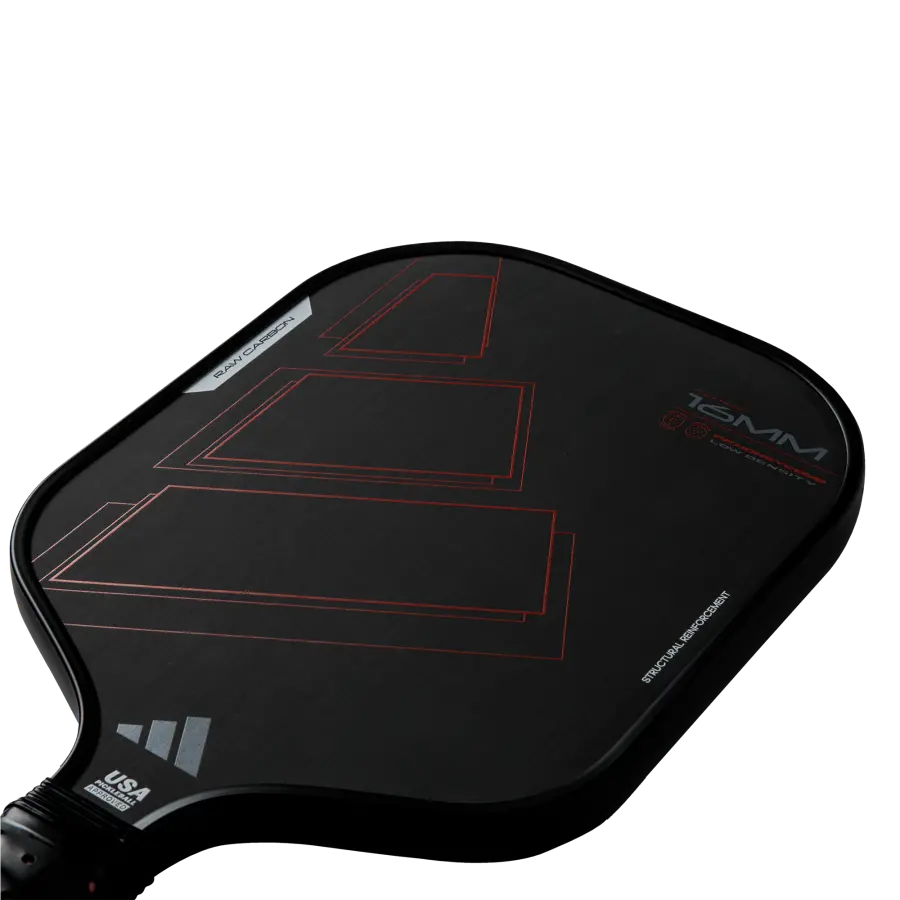 Vợt Pickleball Adidas Rx carbon Ctrl 2025 Paddle 16 mm ‘Red Black’ - Ảnh 4