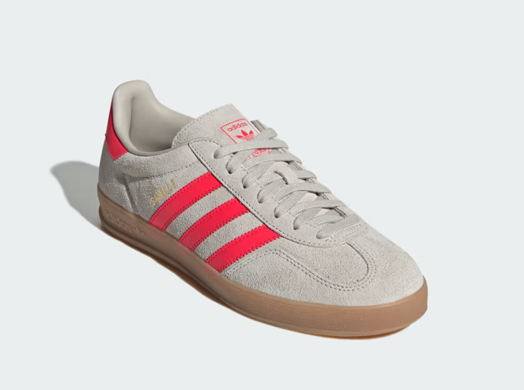 Giày Adidas Gazelle Indoor ‘Beige Lucid Red’ JR3840 - Ảnh 3