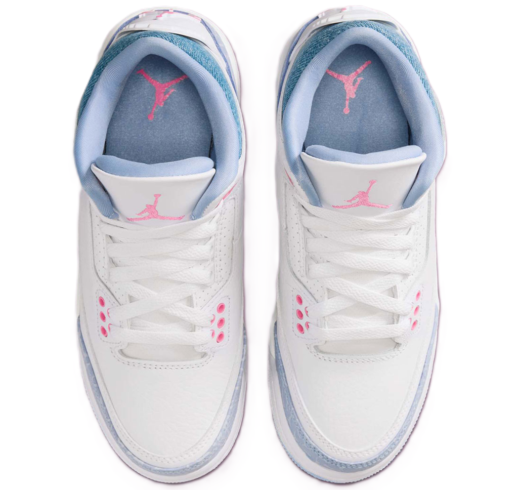 Giày Jordan 3 Retro GS 'White Cobalt Bliss' HQ0784-101 - Ảnh 4