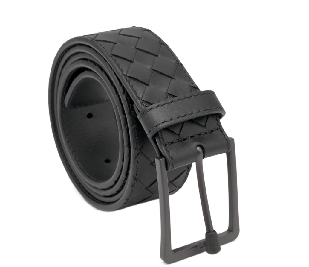 Alternative view of Thắt Lưng Nam Bottega Veneta Intrecciato Belt 'Black' 475599V47W01275