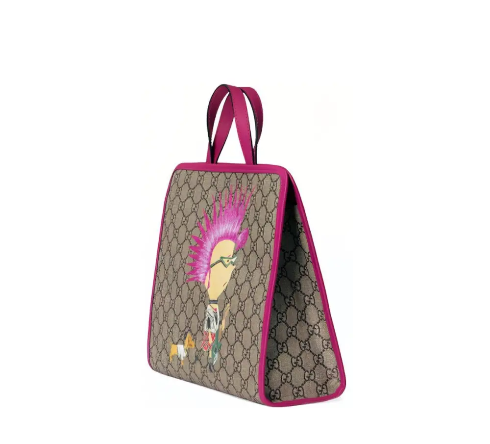 Alternative view of Túi Nữ Gucci GG Punk Print Tote Bag 'Beige' 605614-2EAAN-8298