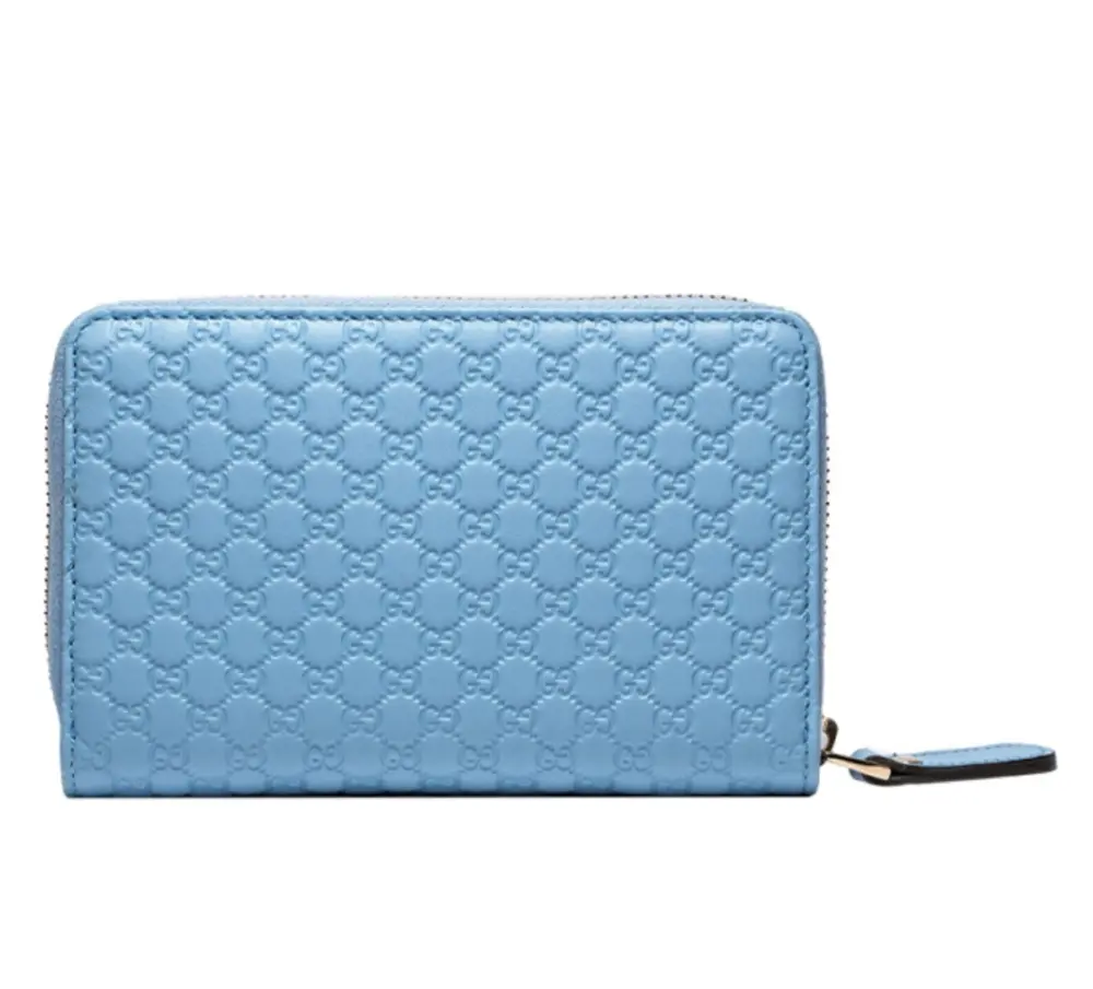 Ví Nữ Gucci Long Zip Wallet 'Blue' 449423-BMJ1G-4503 - Ảnh 4
