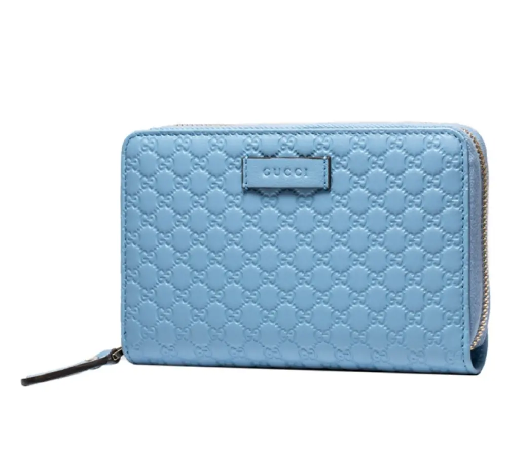 Ví Nữ Gucci Long Zip Wallet 'Blue' 449423-BMJ1G-4503 - Ảnh 5