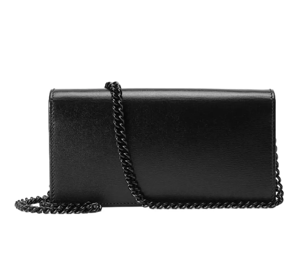 Ví Nữ Gucci GG Horsebit 1955 Wallet 'Black' 621892-1AAJ8-1000 - Ảnh 3