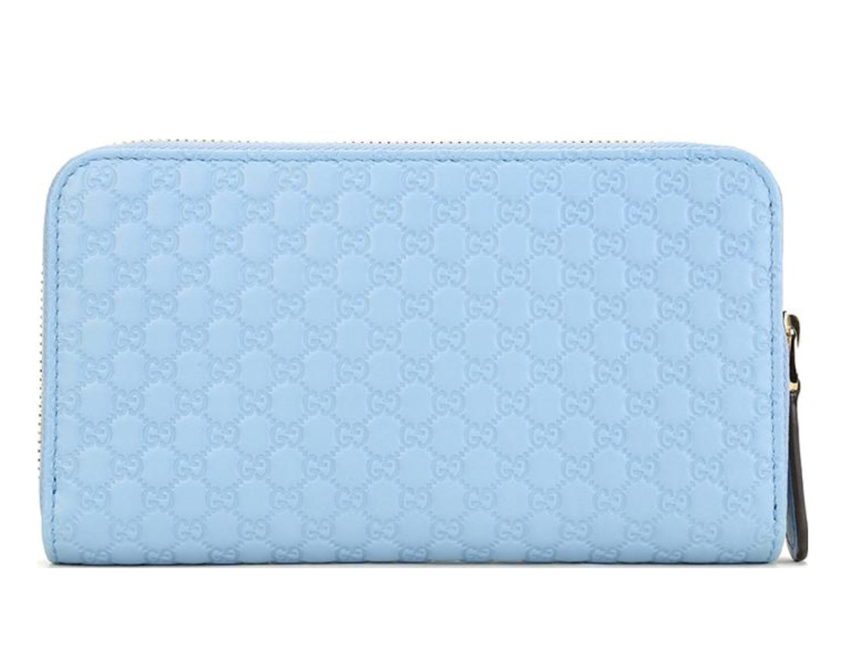 Ví Gucci Wallets Cow Leather 'Blue' 449391-BMJ1G-4503 - Ảnh 3