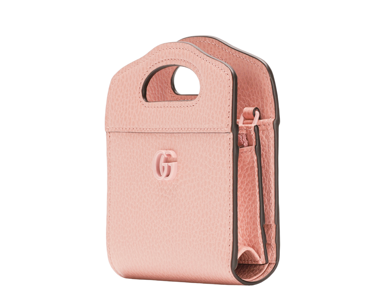 Ví Nữ Gucci GG Marmont Leather Card Holder 'Pink' 701074-17WFF-5909 - Ảnh 7