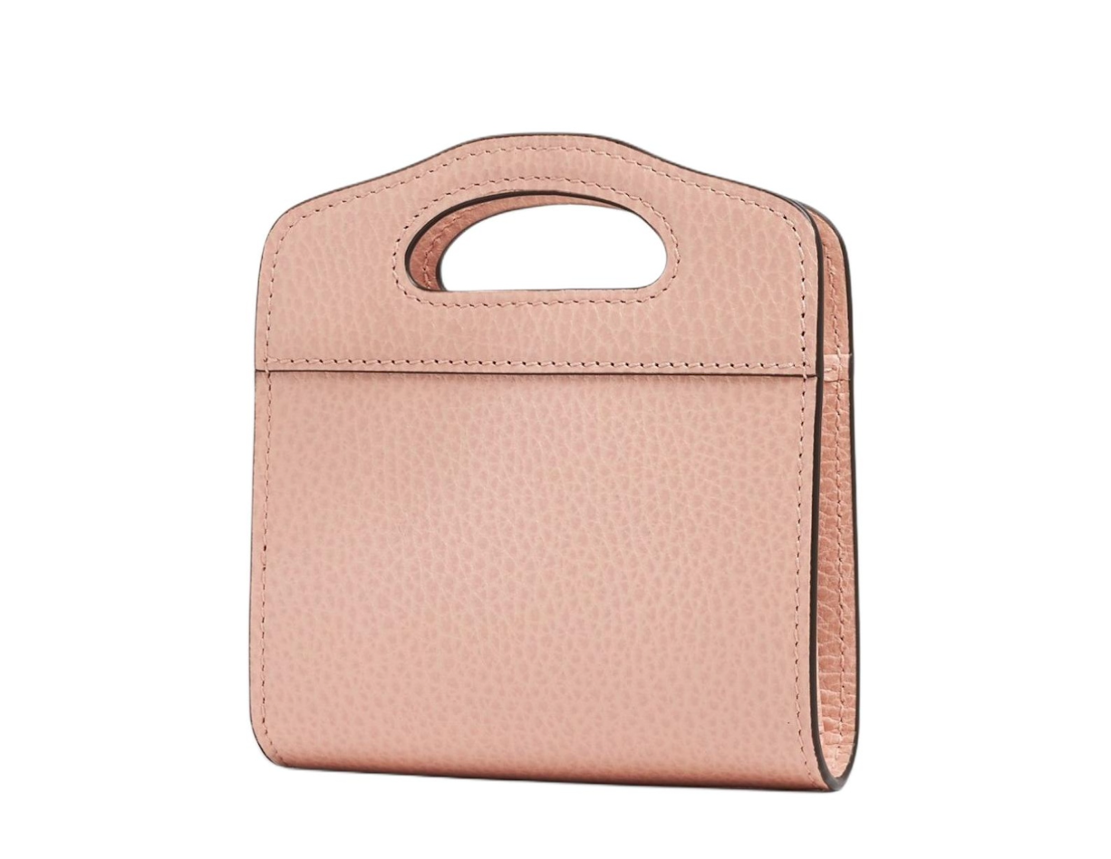 Ví Nữ Gucci GG Marmont Leather Card Holder 'Pink' 701074-17WFF-5909 - Ảnh 6