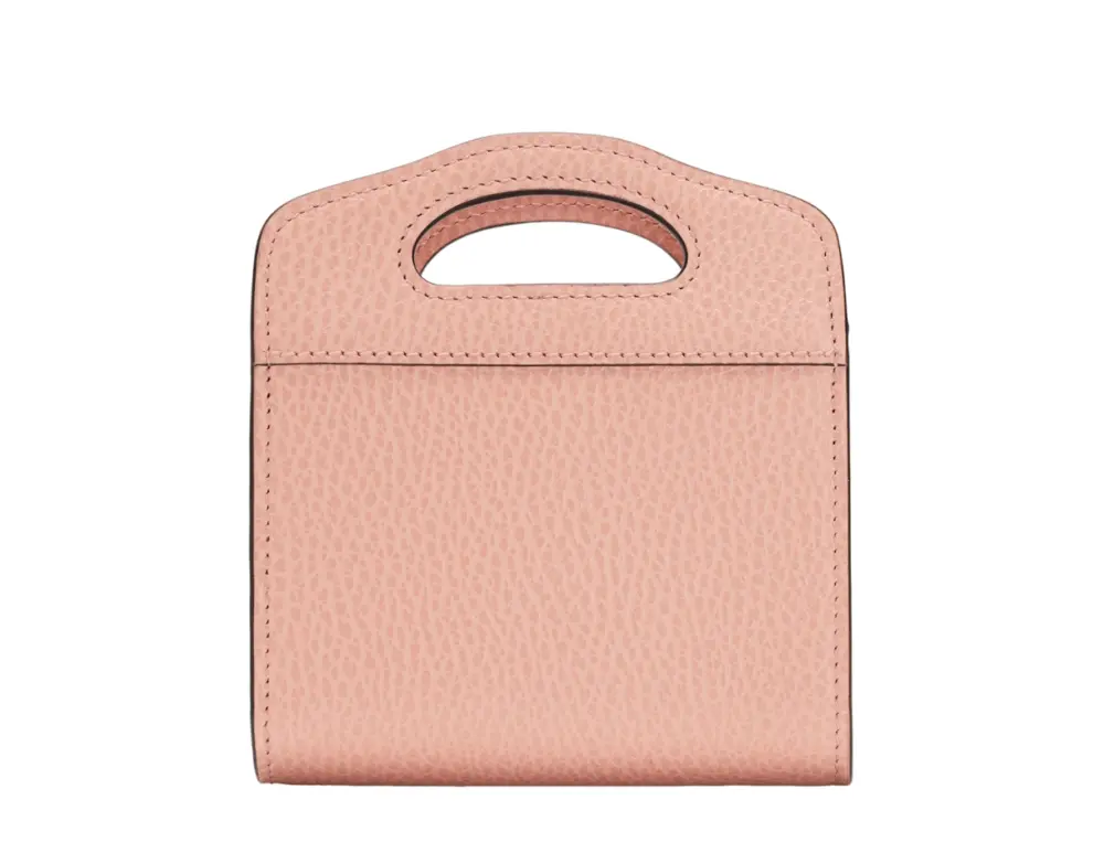 Ví Nữ Gucci GG Marmont Leather Card Holder 'Pink' 701074-17WFF-5909 - Ảnh 5