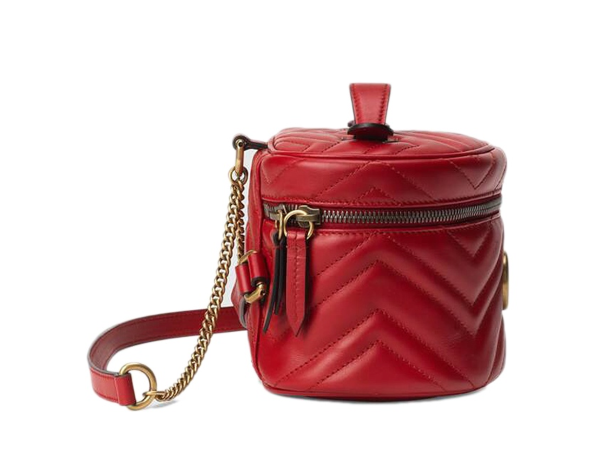 Alternative view of Túi Nữ Gucci Marmont Leather Handbag 'Red' 598594-DTDCT-6433
