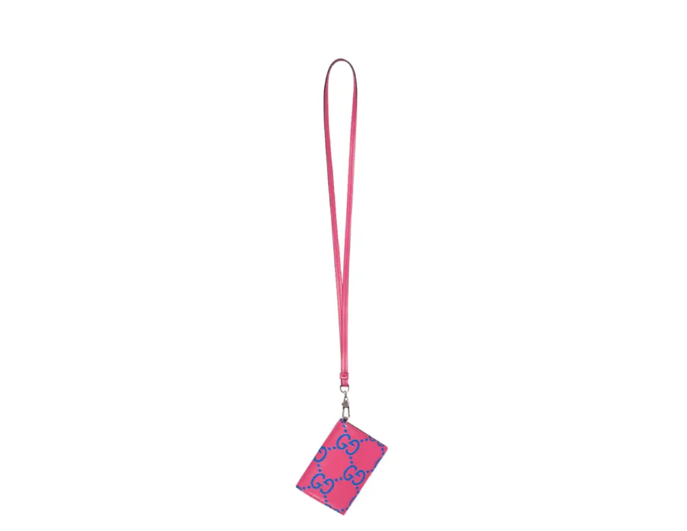 Ví Gucci Leather Card Holder 'Pink' 725477-AABCZ-5745 - Ảnh 3
