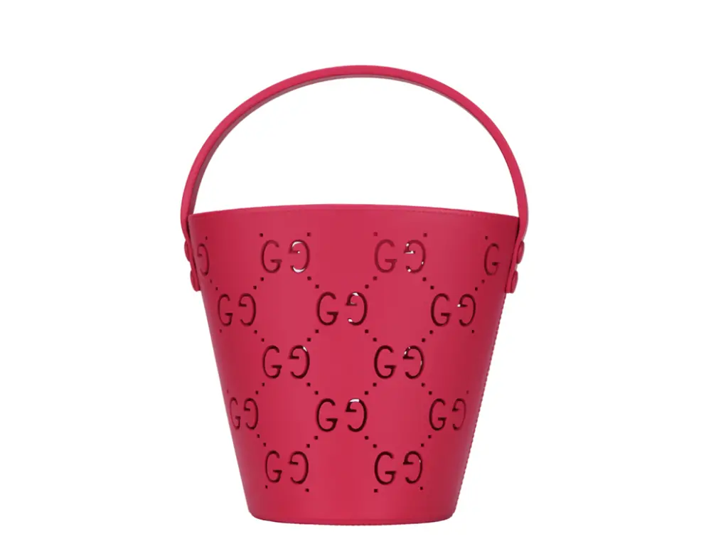 Túi Gucci Rubber Bucket Bag 'Red' 723051-9AAAL-2797 - Ảnh 3