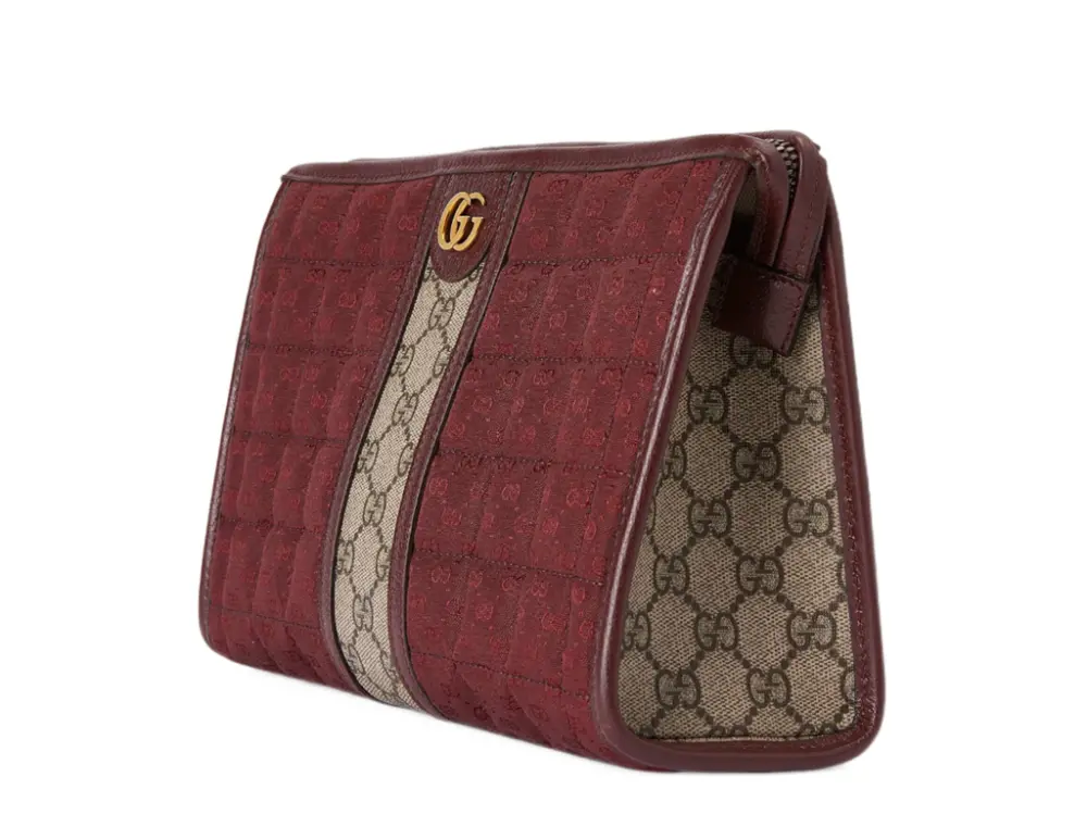 Alternative view of Túi Gucci Canvas Clutches 'Burgundy' 751912-FAB7W-6041