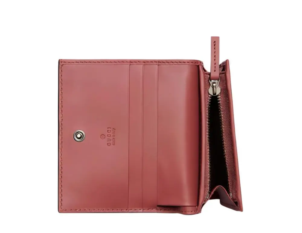 Ví Gucci GG Zippered Bi-fold Wallet 'Geranium Print' 453176-KU2IN-8693 - Ảnh 4